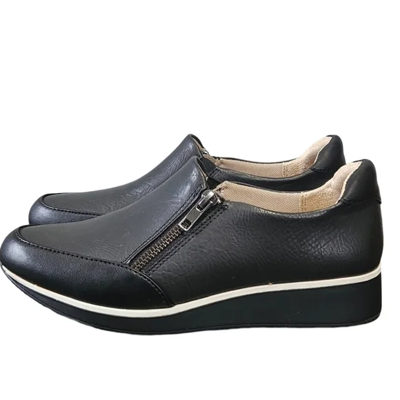 Naturalizer Shoes Naturalizer Black Finny Slip On Black Wedge